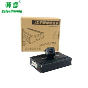 Caja negra del sistema de conducción segura de la cámara del coche del ojo del pájaro 360 para la cámara del coche de 360 grados, monitor de visión redondo - Product Image 2