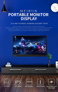 15.6 Touch Screen Portable <strong>Monitor</strong> Display 4k <strong>Second</strong> Screen with Usd Type-c Double Speaker for Laptop and Gaming Screen - Product Image 6