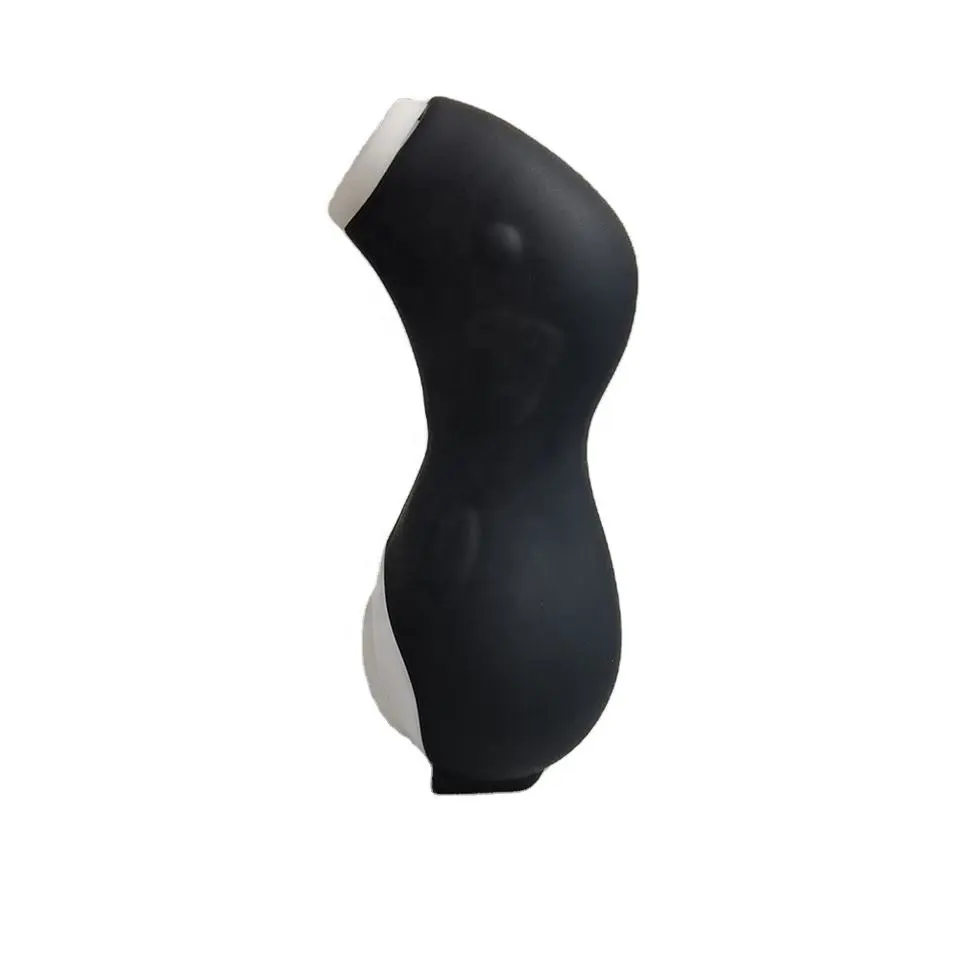 Vibrador de silicona con forma de pingüino para mujer adulta, juguete sexual femenino para estimulación del clítoris, punto G, pezón, dibujos animados eróticos