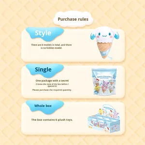Chính thức sanrioed đông lạnh Kem nón loạt Hongle sang trọng bóp đồ chơi quy mô 1/12 hợp thời trang túi mù Hộp Quà Tặng bức tượng - Product Image 5
