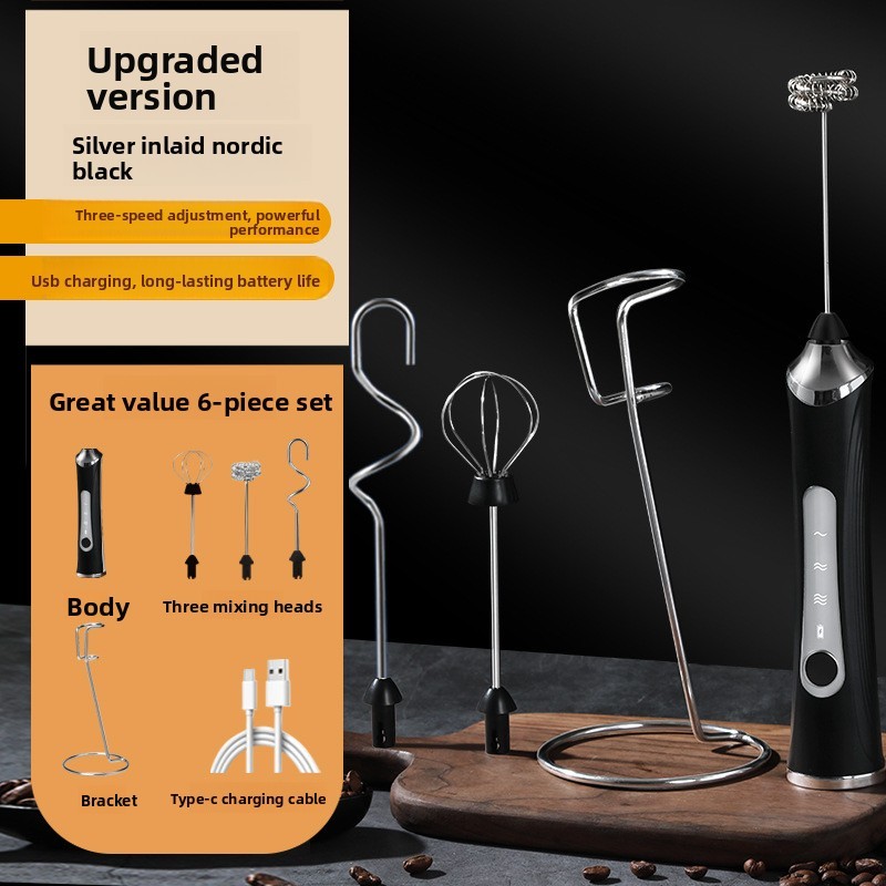 3Black-Three Heads+Stainless Steel Stand