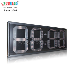Große 15 Zoll wasserdichte LED-Wanduhr für den Außenbereich Timer 7-Segment-LED-Uhranzeige Digital Signage und Displays - Product Image 6