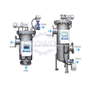Sanayi dış ekran kazıyıcı filtre ile yüksek akış, düşük viskoziteli sıvılar filtrasyon otomatik geri yıkama filtresi - Product Image 2