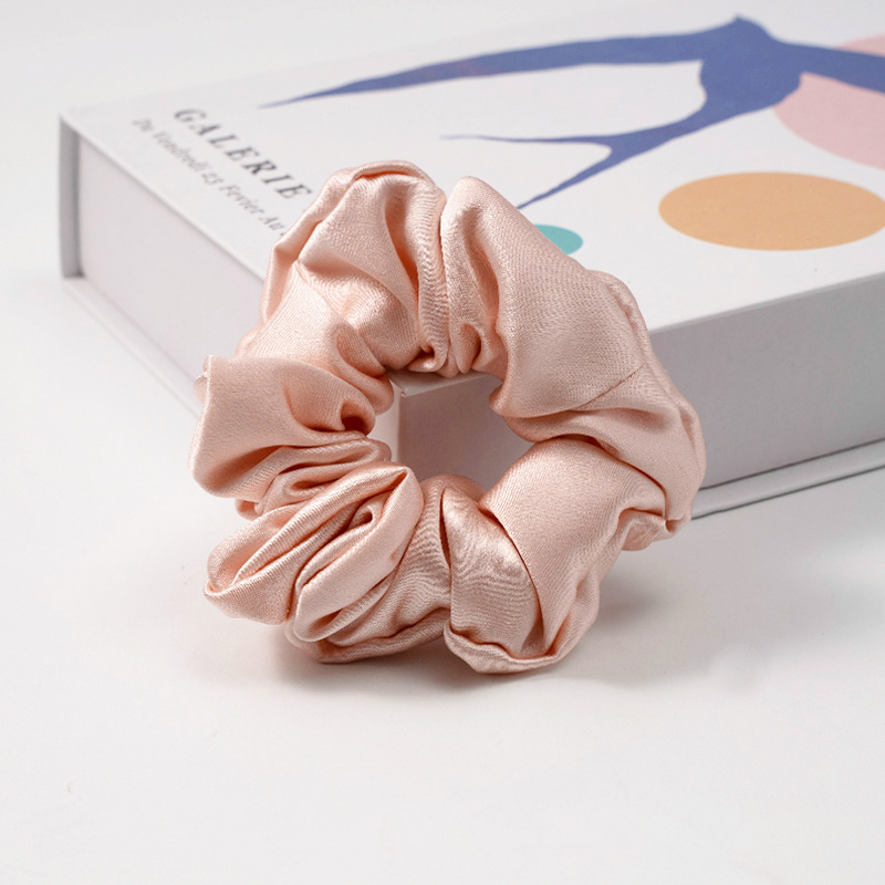 Pink Silk Scrunchie 4cm
