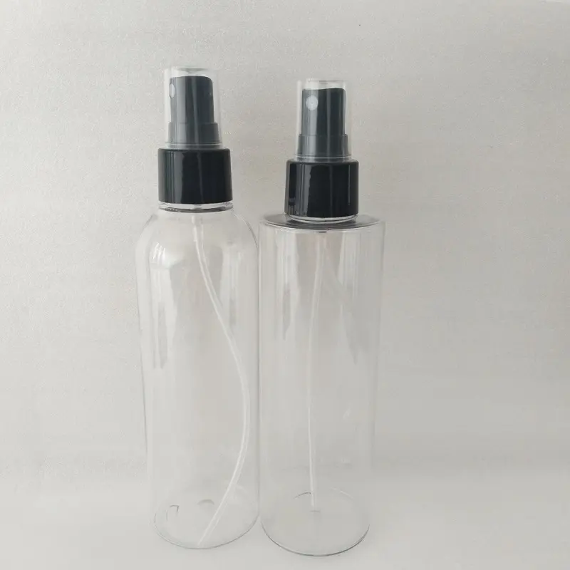 Alta calidad 15ml 20ml 30 ml 100 ml 100 ml 150ml 200ml botella de spray de 250ml de plástico botella de pet botella de los fabricantes