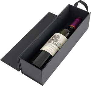 Folding <strong>Box</strong> Wine Magnetic Paper Luxury Customized Logo Rigid <strong>Box</strong> <strong>750ML</strong> Wine CHAMPAGNE WHISKY Rectangular <strong>Cardboard</strong> Accepting - Product Image 1