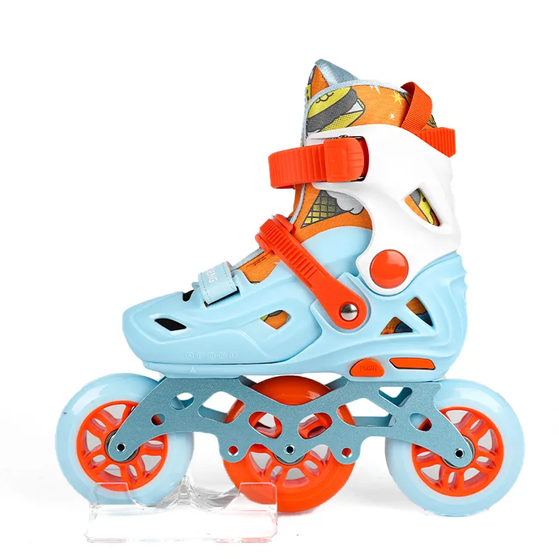 사용자 정의 3 110mm 바퀴 인라인 롤러 스케이트 성인 슬라롬 3 륜 롤러 신발 110mm 인라인 스케이트 바퀴 깜박이는 제품