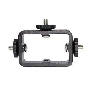 Soporte de montaje de base de zapata triple multifunción KAMPHO para monitor LED, micrófono, luz de flash, cámara de vídeo digital - Product Image 1