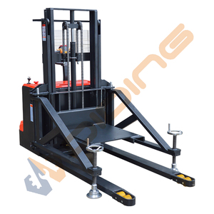 Semi Automatic Electric Straddle Portable <strong>Loading</strong> and <strong>Unloading</strong> Forklift Rotating Clamp Paper Roll Lifter Stacker - Product Image 5