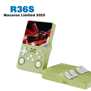 2025 r36 Retro palmare giocatore di gioco 64GB 15000 + giochi 3.5 pollici IPS schermo Open Source Linux sistema di gioco console lettore Video - Product Image 4
