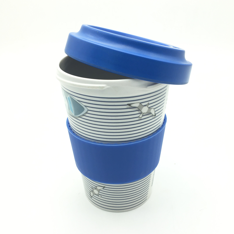 Fashion Decal Printing  cheap disposable coffee cups folding cup bamboo fiber cup bamboo fiber 250ml