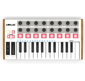 WORLDE MINI (controlador MIDI) Sintetizador Plastic Music PANDAMINIc (controlador MIDI) - Product Image 2