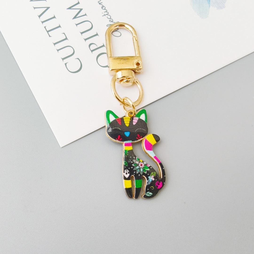 Boucle de porte fleur noire