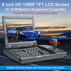 Anxinshi 8 pulgadas TFT-LCD 3D 3 ejes controlador de teclado HD-SDI de vídeo de seguridad sistema de controlador de teclado - Product Image 2
