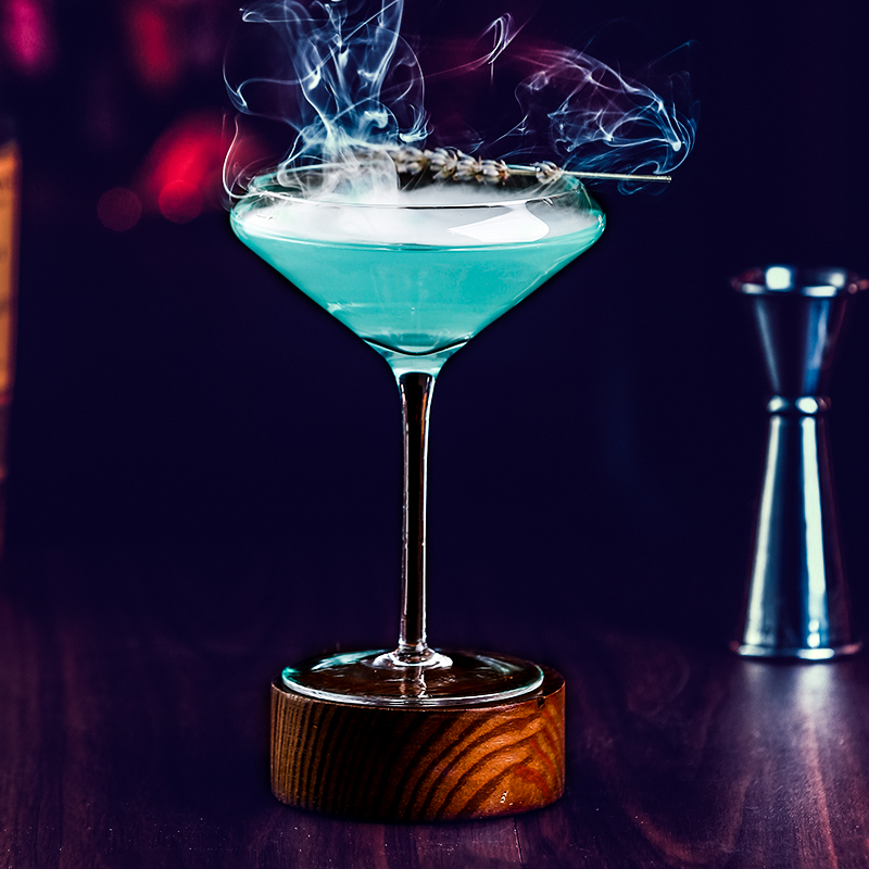 Creative Japanese-style lead-free Martini Crystal Saucer Glass Champagne Glass Bar Margarita Cocktail Glass