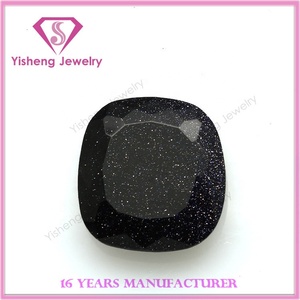 Customized Antik Faceted Both Cut Simulate Natural Green <strong>Jade</strong> Agate Loose Synthetic Gem Stone - Product Image 3