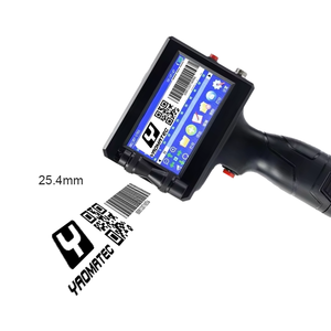 Yaomatec 25,4mm Smart Touch Tragbares Verfalls datum Digitale Seriennummer Handheld-Tinten strahl drucker Batch-Codier maschine für Kartons