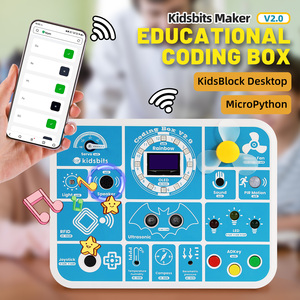 Kidsbits yeni yükseltme programlama öğrenme Arduino için başlangıç kiti kök eğitim 6 + yaşında çocuk ESP-32 Maker kodlama kutusu