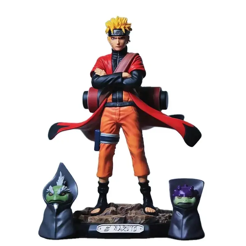 Jm 22Cm Na Figuur Anime Ruto Uzumaki Sennin Moodo Pvc Beeldje Model Met Led Licht Tafel Bureau Collectie Ornamenten Speelgoed Gif