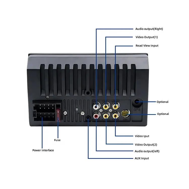 Reproductor Mp5 para coche, sistema de entretenimiento Multimedia, hecho en China, reproductor estéreo de Dvd para coche