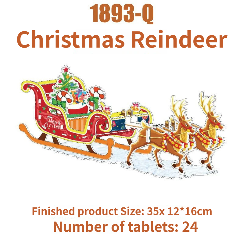 Renne de Noël 1893-Q
