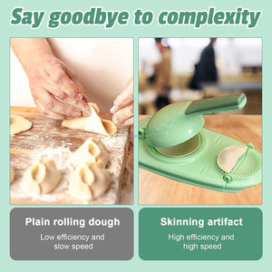 2 In 1 Dumpling Maker Dumpling Press Maker Maschine Empanada Maker Press Multifunktions-Dumpling Mould Set - Product Image 4