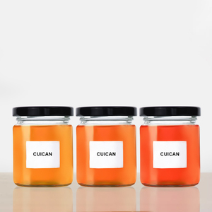 Factory Low Price Wholesale High Quality Food Grade 80ml 100ml 120ml 150ml 195ml 240ml Glass Pickles Jam Storage <strong>Jar</strong> - Product Image 2