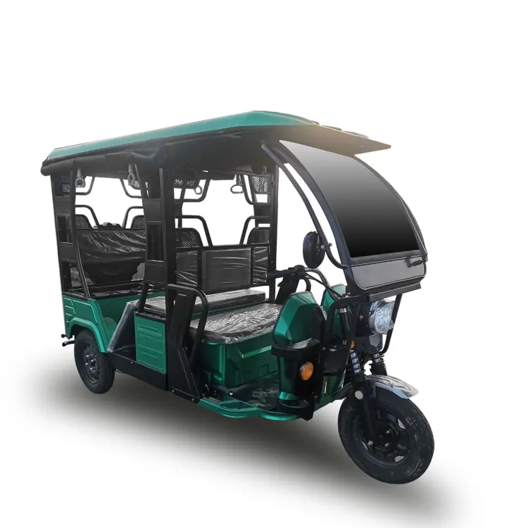Pasokan Cina 3 roda listrik 200cc bensin surya untuk sepeda motor roda tiga penumpang 7 sampai 9 orang sepeda roda tiga