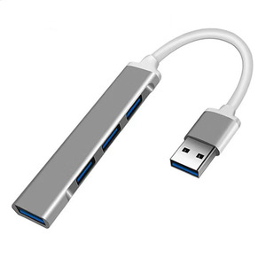 USB C集线器USB 3.0集线器C型4端口多分离器适配器多功能c型集线器，带PD快速充电音频适配器 - Product Image 1