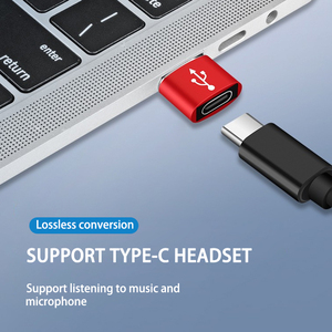 Điện thoại di động Adapter chuyển dữ liệu hỗ trợ sạc nhanh headphone Adapter USB Card Reader chuyển đổi C để USB Type-C OTG Adapter - Product Image 3