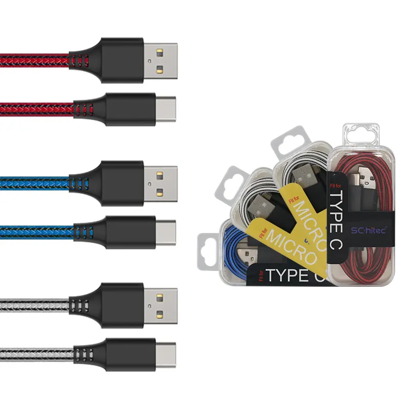 USB-кабель Золотой проверенный поставщик ПВХ-тиснение телефонный зарядный кабель 3 фута 6 футов 10 футов OEM Быстрый зарядный кабель