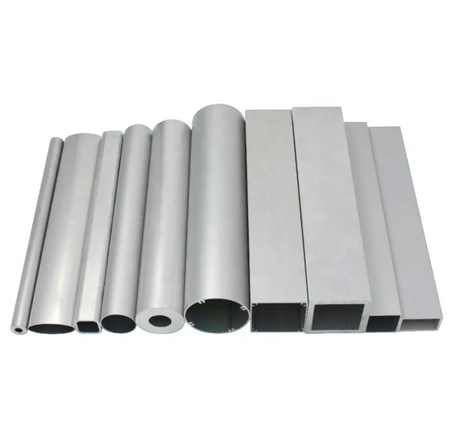 Haiwo 6061 6063 6082 6000 serie T5 tubo redondo de aleación de aluminio tubo cuadrado tubos rectangulares extruidos proveedor