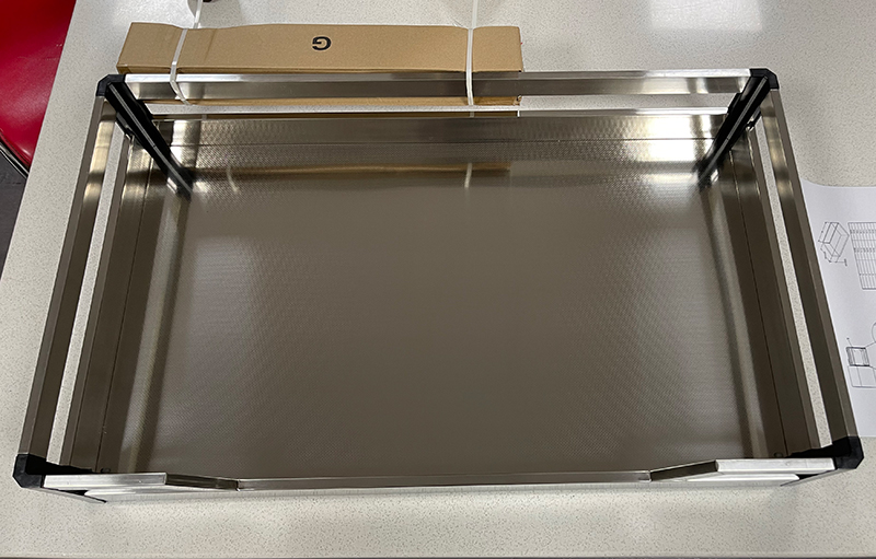 600mm to 900mm Kitchen Multi-functional Basket Soft Closing Stainless Steel Pull Out Basket with Drawer Soft-closing Slide