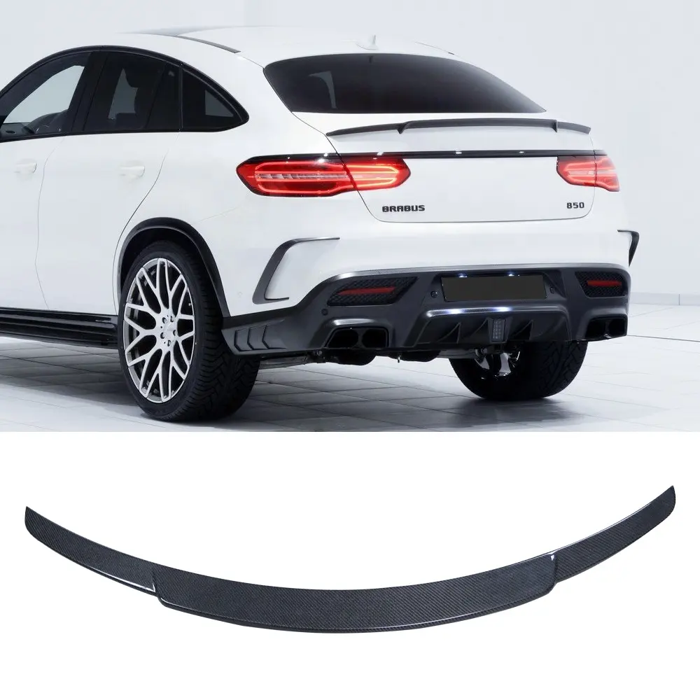 B phong cách sợi carbon thân cây Spoiler cho Mercedes Benz c292 GLe-Class thể thao gle43 gle63 2015-2019