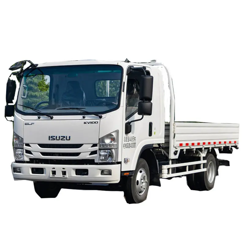 ISUZU कार्गो ट्रक 4X2 120hp लॉरी ट्रक का इस्तेमाल किया प्रकाश ट्रक डीजल इंजन के साथ 88Kw में गर्म बेचने
