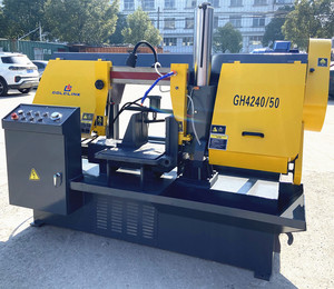 Semi Automatic Metal Steel Cut <strong>CE</strong> Certified Manual Type Motorized Gear Box Driven Horizontal <strong>Band</strong> <strong>Saw</strong> Machine - Product Image 2