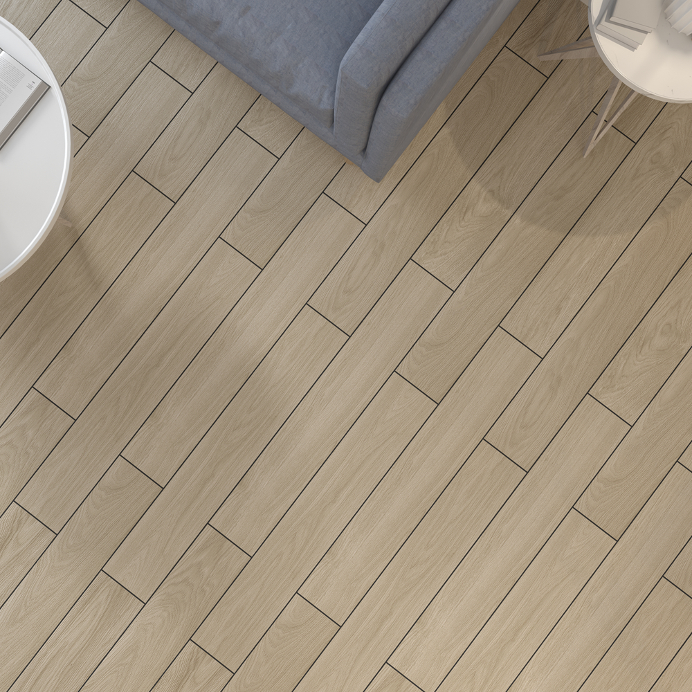 Chinese Porcelain Wood  Tile For Living Room Library Study Room 200x1200mm