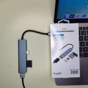 WIK-MS sıcak satmak Ebay 6 in 1 USB C PD tipi C tip-c HUB için H D M I 4K - Product Image 5