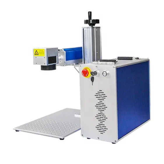 Machine de marquage Laser portable à fibre rotative, 10 w, 20w, 30w, 60w, 100w, pour bijoux, argent ou or