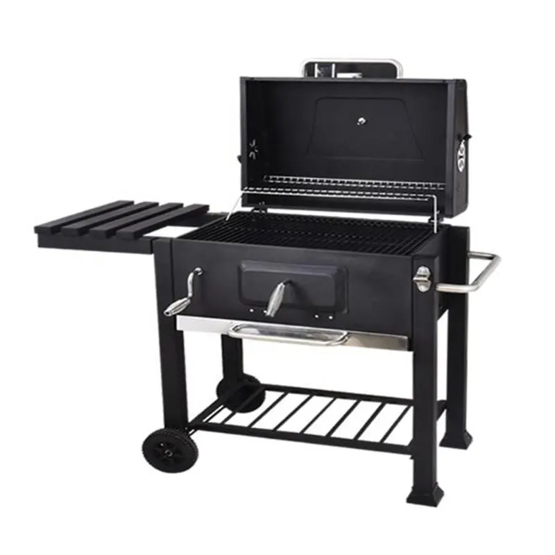 Stalen Barbecue Houtskool Barbecue Roker Trolley Barbecue Grill Outdoor Bbq Grills Outdoor