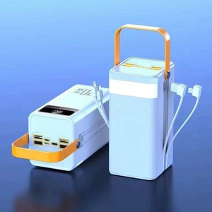160000mAh <strong>QC3.0</strong> 120W High Capacity <strong>Power</strong> <strong>Bank</strong> 4 USB 2 Type C &amp; Micro USB LED Display Fast Charging Outdoor-friendly Type-C Cable - Product Image 2