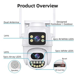 ICSEEワイヤレス屋外セキュリティIPカメラ双方向オーディオ検出屋内PTZ Wifiネットワークカメラ高品質Hikwifi - Product Image 5