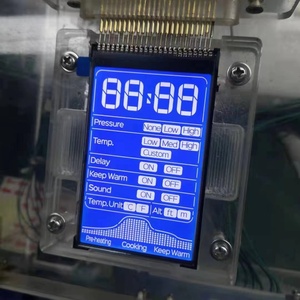 TN 7 Segment Monochrome LCD-Displays mit grüner Hintergrund beleuchtung Wechsel richter USV Niedrigpreis-LCD-Module - Product Image 6