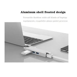 USB3.0ギガビット有線アダプタType-C外部ネットワークカードコンバータMac用ラップトップ中古LAN/RJ45/ETHernet/WiFi/USBストック - Product Image 6