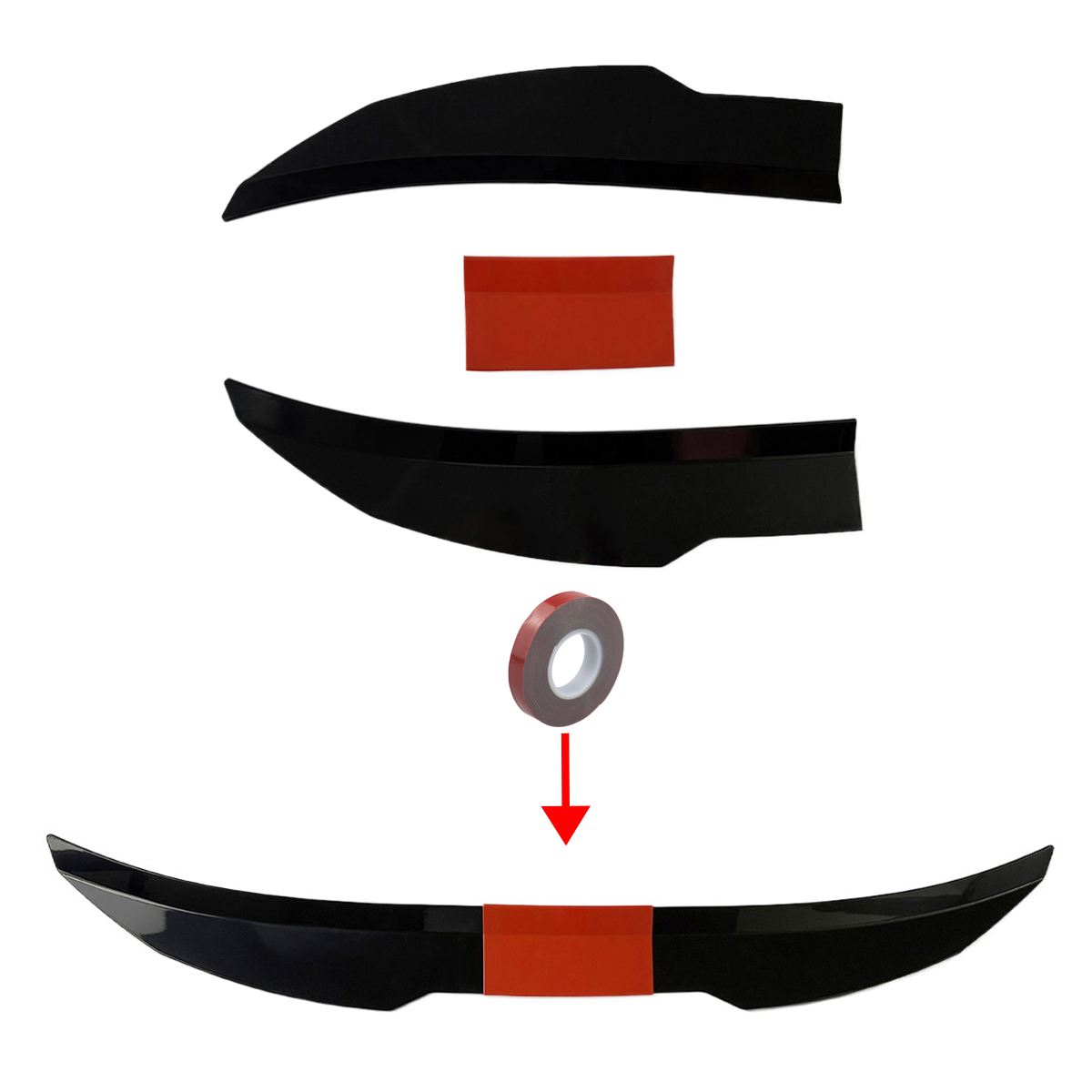 Black and red