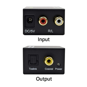 SYONG <strong>Analog</strong> to Digital Converter <strong>Analog</strong> Audio Signal to Digital Optical Fiber Spdif Coaxial Audio Signal Converter Adapter - Product Image 2