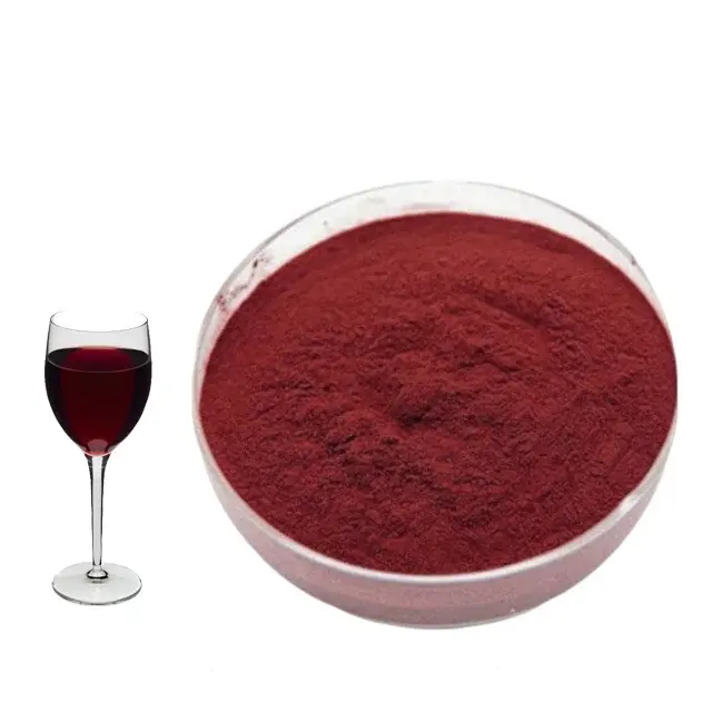 خلاصة النبيذ الأحمر بسعر الجملة-بوليفينول النبيذ الأحمر