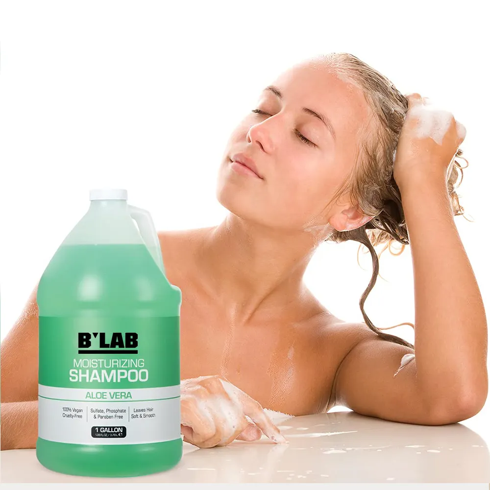 Private Label Haarverzorging Shampoo Leverancier Voor Gallon Van Shampoo En Conditioner Anti Verlies Groeien Aloë Vera Gallon Familie Shampoo