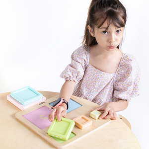 Gỗ Montessori toos thiết lập unisex Simplex Đồ chơi bằng gỗ câu đố và Hội Đồng Quản trị đồ chơi phần lỏng lẻo Câu Đố gói - Product Image 4