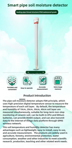 XPH RS485 PVC derin toprak nem ölçer prob GPRS teknolojisi ile çok derinlikli plastik boru sensörü - Product Image 5
